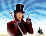 Johnny Depp dans Charlie et la Chocolaterie - Wallpaper